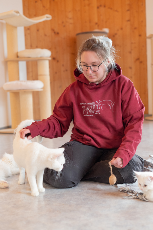 Hoodie Adoptiere eine Katze